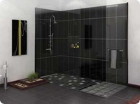 Création de salle de bain italienne par 3D Construction